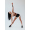 Велосипедки Fitzona Black Biker Shorts With Neon Orange
