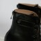 Хілси leather з язичком, професійне взуття для сучасних танців з відкритим носком та шнурівкою. Ботильйони для High heels (хай хілс), Чорний