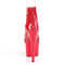 Босоножки Pleaser Adore-765RM, каблук 7 дюймов, 2 3/4 дюйма, закрытый задник, молния сзади, красные