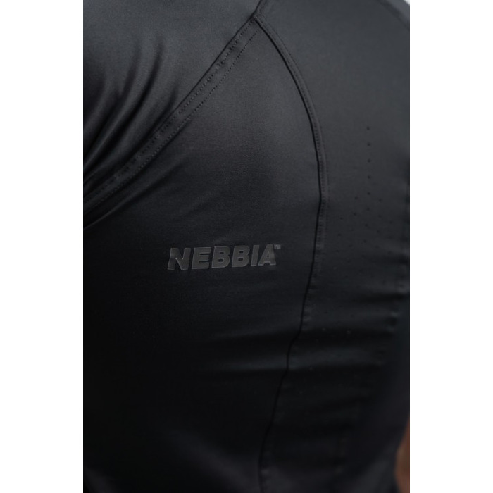 Футболка Nebbia Workout Compression T-shirt Endurance Black 346