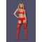 Комплект Obsessive Heartina 3 pcs set L / XL Червоний