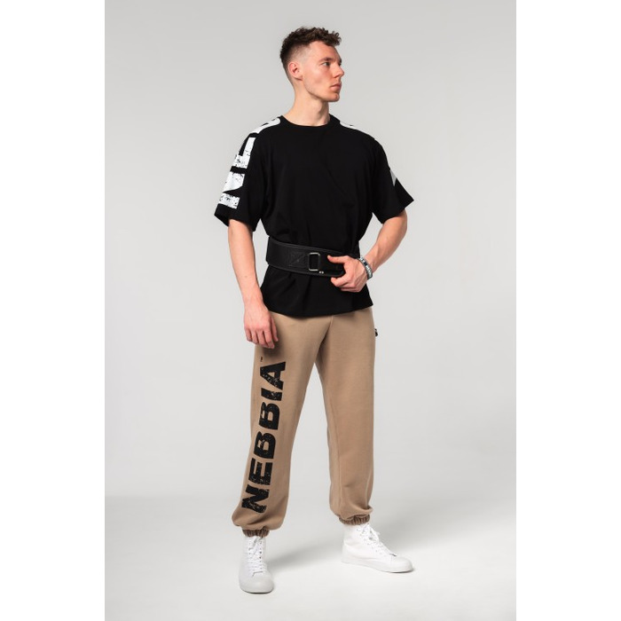 Штани Nebbia Gym Sweatpants Baggy Style GYM BRO Light Brown 365