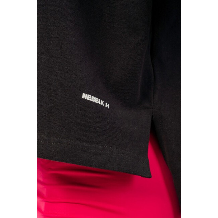 Футболка Organic Cotton Loose Fit 'The Minimalist” Crop Top 417 Black