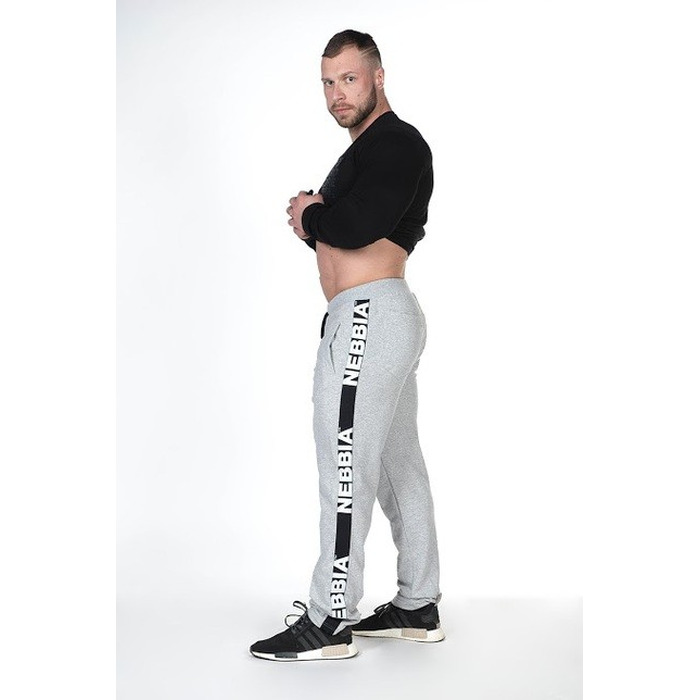 Спортивні штани Nebbia Sweatpants HardCore 366 light grey