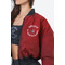 Бомбер Nebbia Washed Bomber Jacket with Contrast Lining LEGEND Black 784