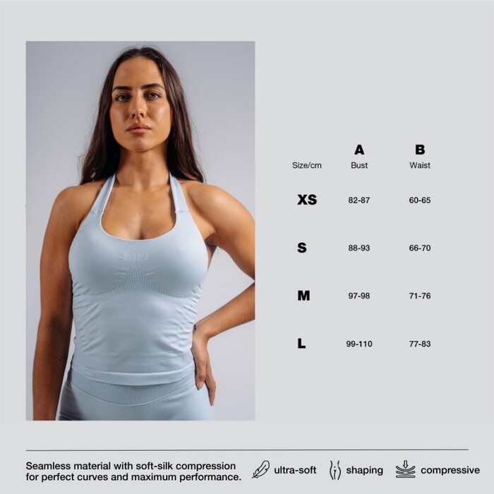 Майка Nebbia Halter Top with Built-in Bra PRIMAL Light Blue 863