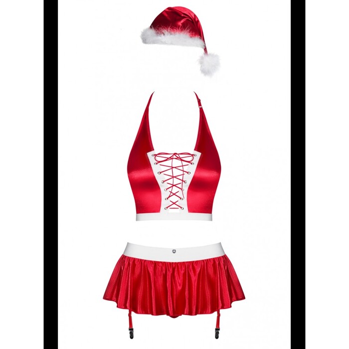 Костюм Миссис Клаус Obsessive Ms Claus Red/White L\XL