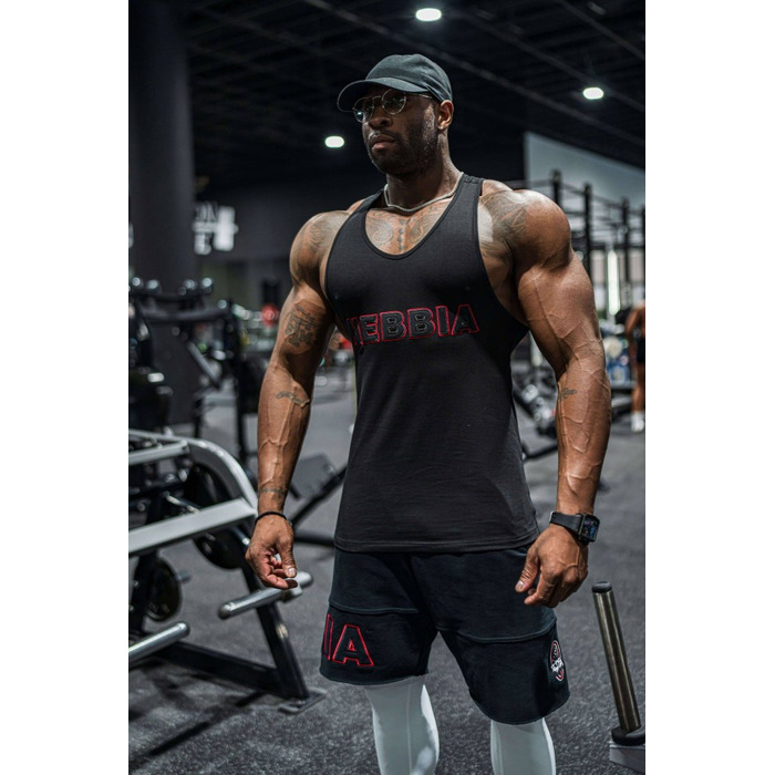 Майка Nebbia Gym Tank Top STRENGTH Black 714