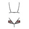 Боді Obsessive Megies teddy black S/M