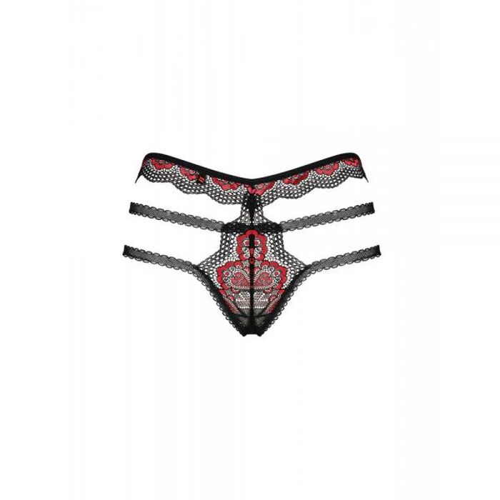 Трусики Obsessive Megies panties black L / XL