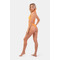 КУПАЛЬНІ Nebbia ТРУСИКИ HIGH CUT V-SHAPE BIKINI BOTTOM ORANGE NEON 455