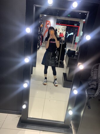 Спідниця Babalu 39813 олівець, чорний трикотаж