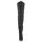 Boots Pleaser Legend-8868 *4 дюйма, застёгивающиеся на бедра, с эластичной вставкой, чёрная кожа