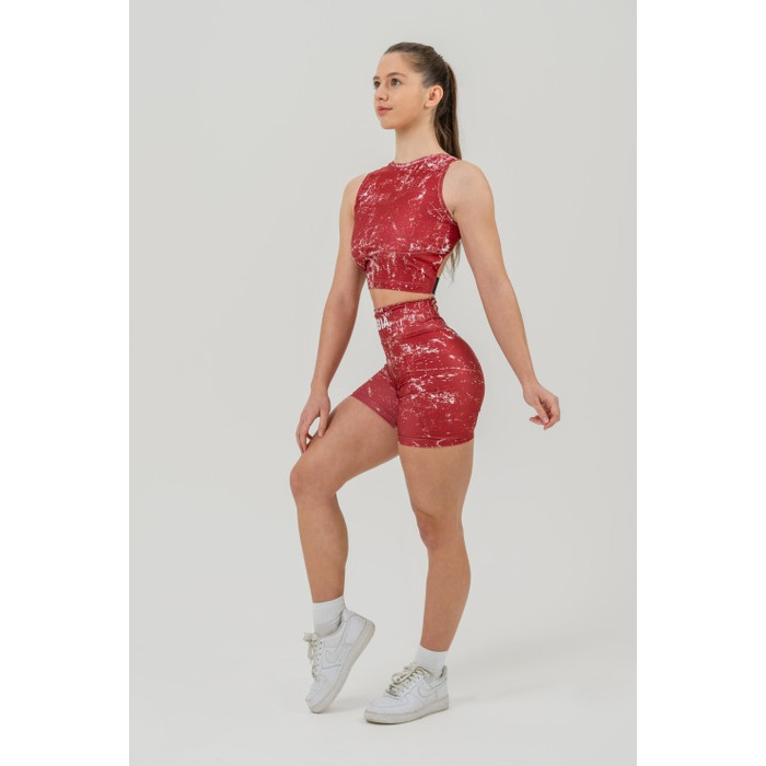 Шорти Nebbia High waisted leggings shorts 5'' HAMMIES Red 615