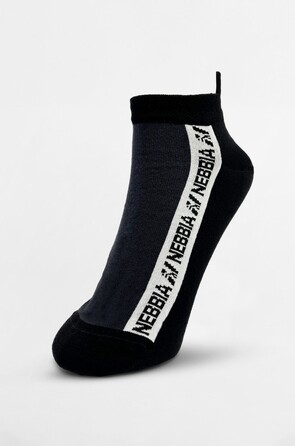Шкарпетки NEBBIA 'STEP FORWARD' Ankle Socks Black 110