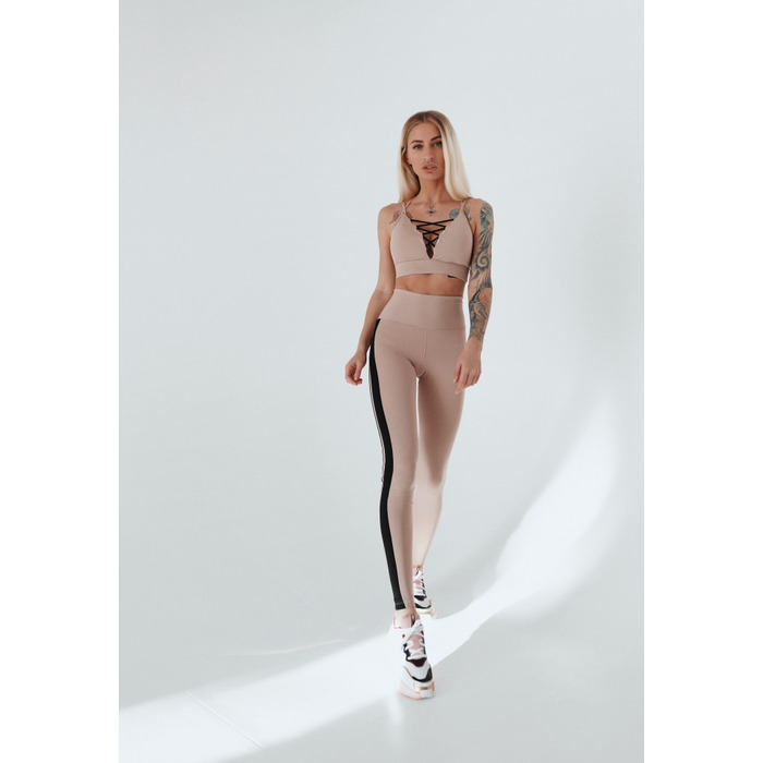 Топ Fitzona BROWN TOP WITH CROSS STRAPS