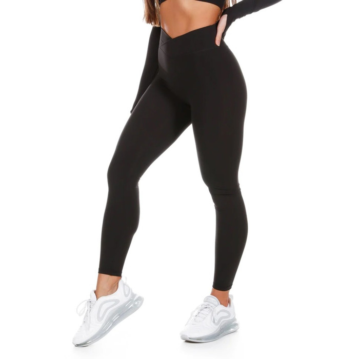 Леггинсы NKD Cross Over Leggings - Black