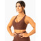 Топ Optic V-Neck Sports Bra - Chocolate