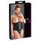 Корсет з відкритим бюстом Cottelli Collection Underbust Corset зі шнурівкою, чорний, XL