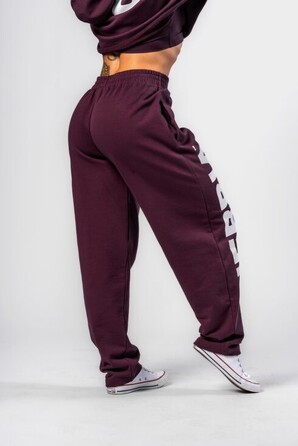 Штани Nebbia Loose-Fit Baggy Pants BOYFRIEND STYLE Dark Red 432