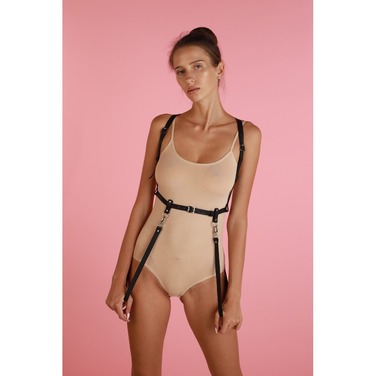 Портупея One Size K36.1, натуральна шкіра, чорна