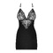 Сорочка та стрінги Obsessive 828-CHE-1 L/XL
