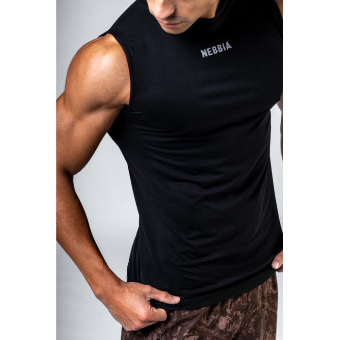 Майка Nebbia Seamless Tank POWER Black 899