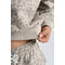 Кофта Nebbia Half-Zip Leopard Sweatshirt PRIMAL Cream Leopard 866