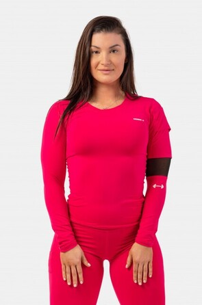 ЛОНГСЛІВ LONG SLEEVE SMART POCKET SPORTY TOP PINK 418