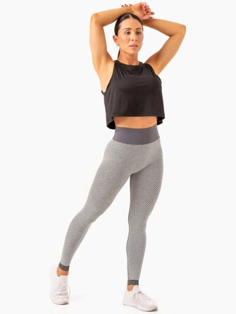 Легінси Honeycomb Scrunch Seamless Leggings - Grey Marl