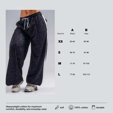 Штани Nebbia Baggy Leopard Sweatpants PRIMAL Cream Leopard 865