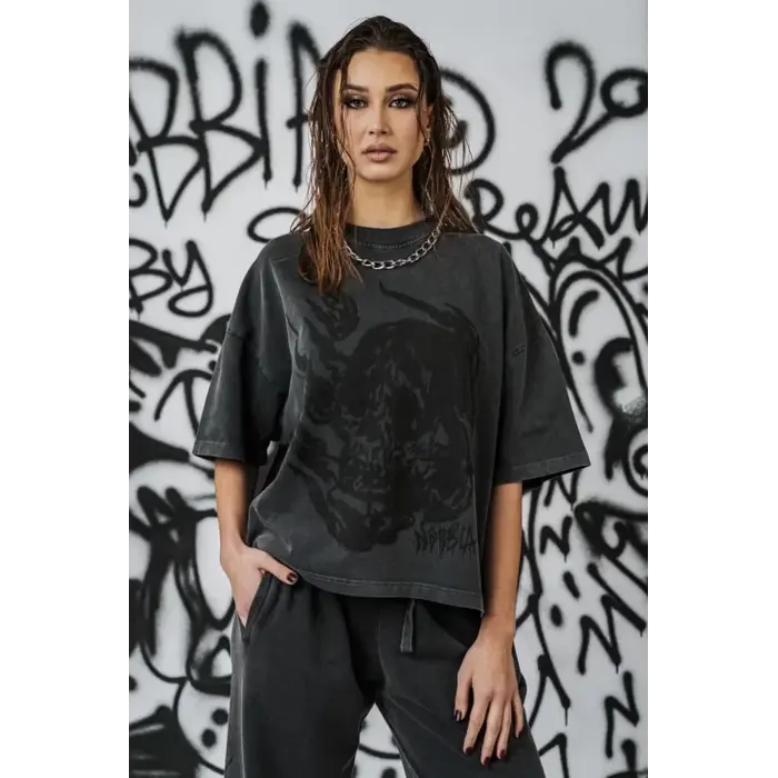 Футболка NEBBIA x Sexsdreams Women’s Oversized Tee Black 814