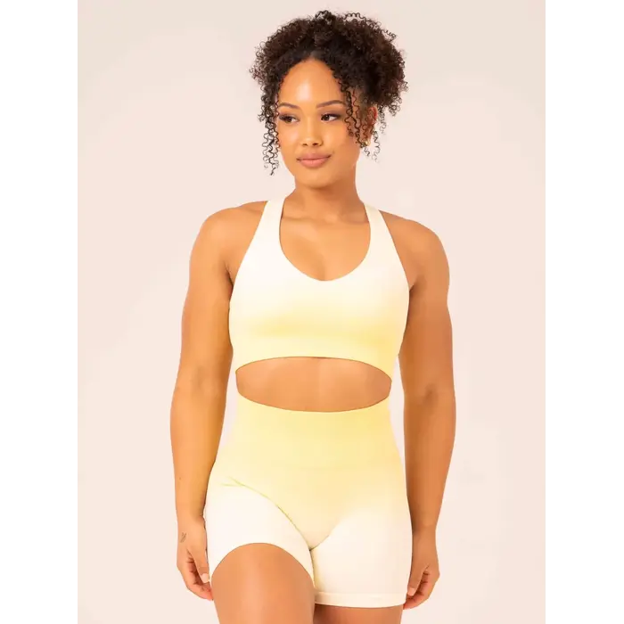 Топ Ryderwear Ombre Seamless Sports Bra - Lemon Ombre