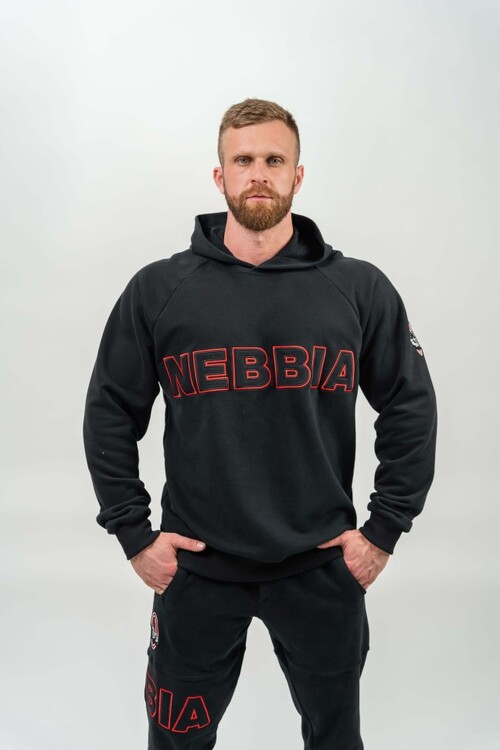Худі Nebbia Long Pullover Hoodie LEGACY Black 704