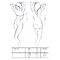 Корсет зі стрінгами KATRISS CORSET black S/M - Passion