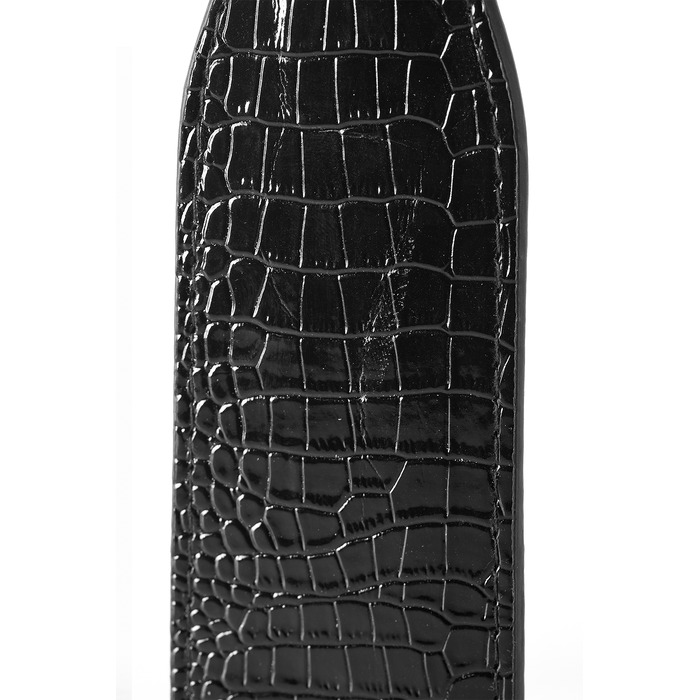 Шлепалка BLAZE LUXURY PADDLE CROCO BLACK