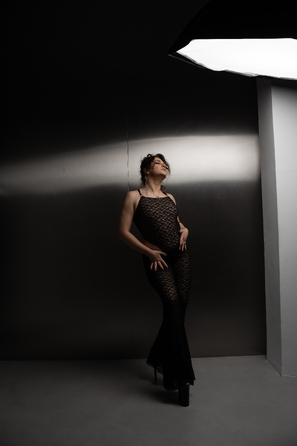 SILHOUETTE PANTS Black lace mesh_ сітка з мереживом чорна