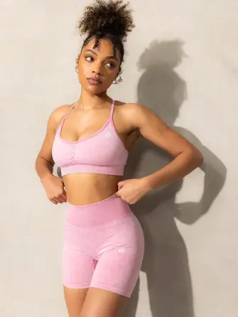 Шорти Ryderwear Stonewash Scrunch Seamless Shorts - Pink Stonewash