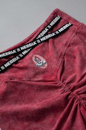 Шорти Nebbia Washed High Waisted Leggings Shorts HERITAGE Red 780