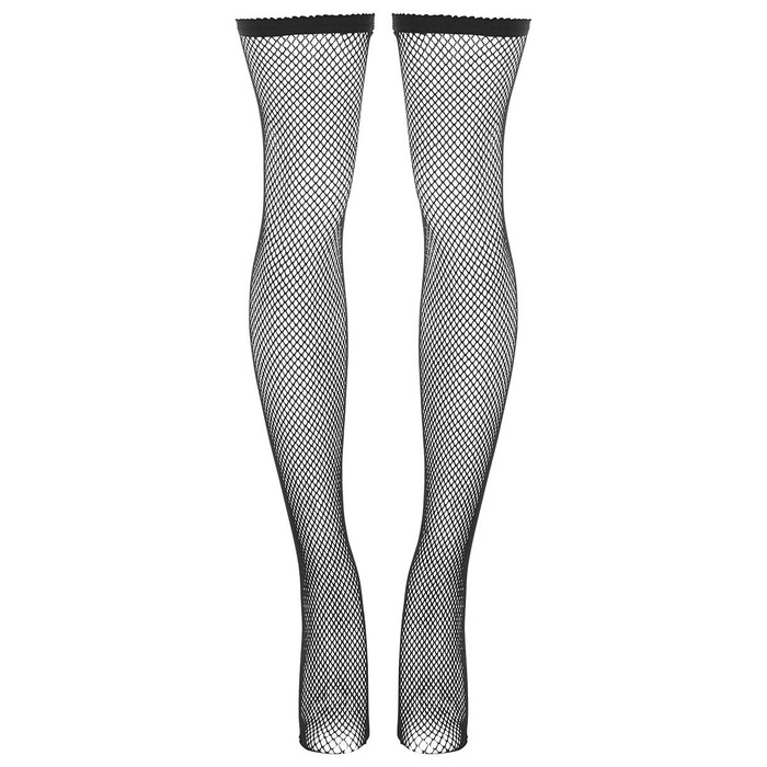 Чулки в сеточку Rene Rofe Lingerie, черные