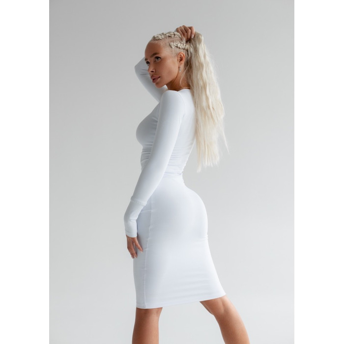 Плаття Fitzona PLAIN WHITE MID DRESS