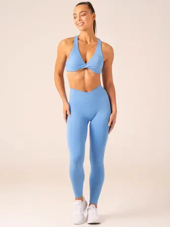 Леггинсы Ryderwear Momentum Cross Over Scrunch Leggings - Bright Blue