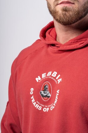 Худі Nebbia Washed Hoodie HERITAGE Red  793