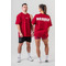 Футболка Nebbia Oversized T-shirt GYM ESSENTIALS Dark Red 381