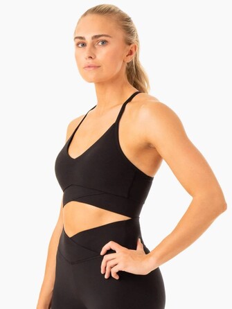Топ Serene Cross Over Sports Bra - Black