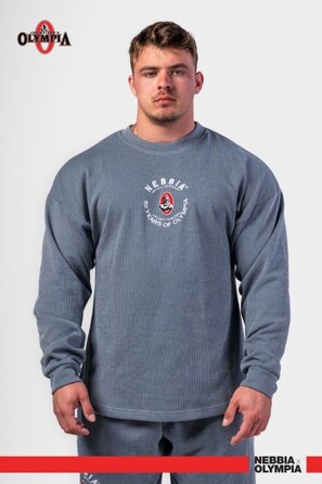 Кофта Nebbia Oversized Pullover SIGNATURE Blue 797 Light Blue