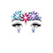 Самоклеючі прикраси для обличчя та тіла Leg Avenue Dahlia face jewels sticker