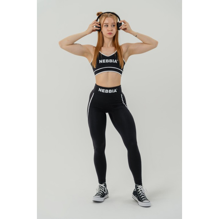 Топ Nebbia Medium support sports bra MY RULES Black 608