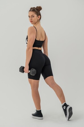 Велосипедки Nebbia High waisted leggings shorts 9'' SNATCHED Black 614