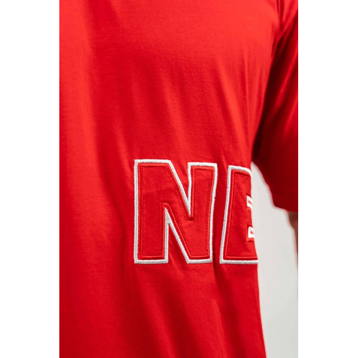 Футболка Nebbia Loose T-shirt DEDICATION Red 709